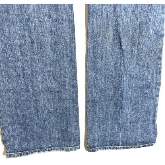 7 FOR ALL MANKIND -  Bootcut Womens Jeans Blue Denim - Size 27 X 33 PreOwned - Picture 7 of 8
